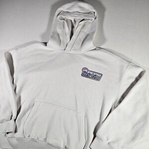 Hollister Boxy Pepsi Racing NASCAR Jeff Gordon Graphic Hoodie HTF Medium S‎